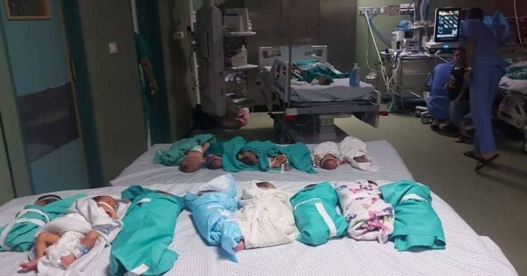 Para bayi prematur di Rumah Sakit Al-Syifa