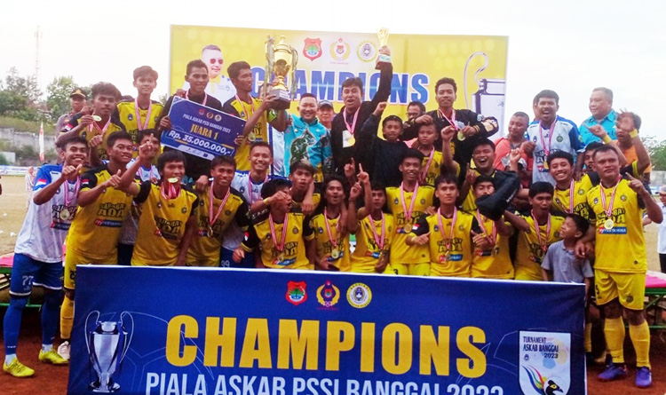 Inpres Mangkio Luwuk kampiun pada Piala Askab PSSI Banggai