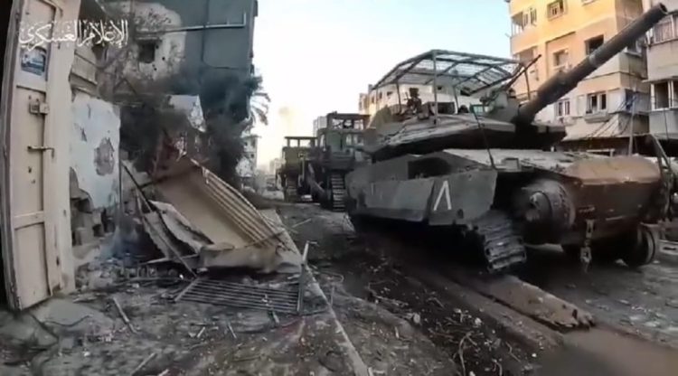 Tank Merkava militer Israel